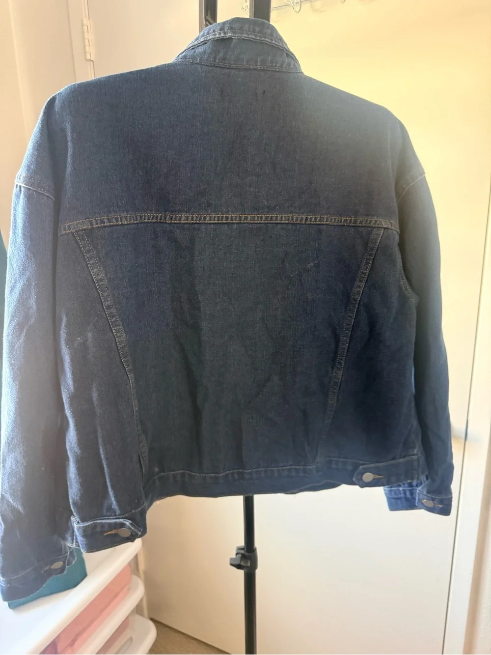 SHEIN Blue Denim Jacket - Casual Trucker Style